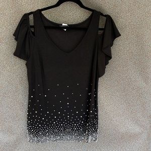 S.Levine Cold Shoulder Top NWT